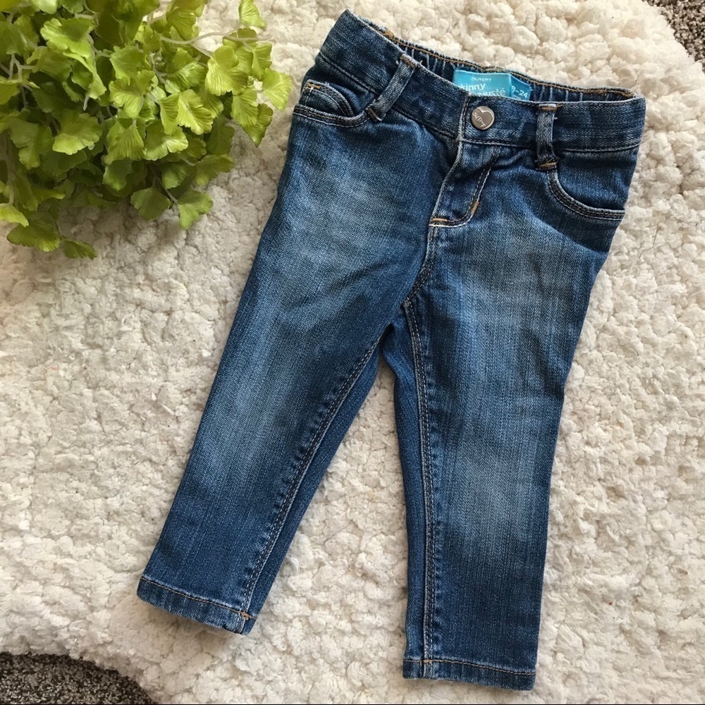 OLD NAVY: Baby Weathered/Distressed Skinny Jeans